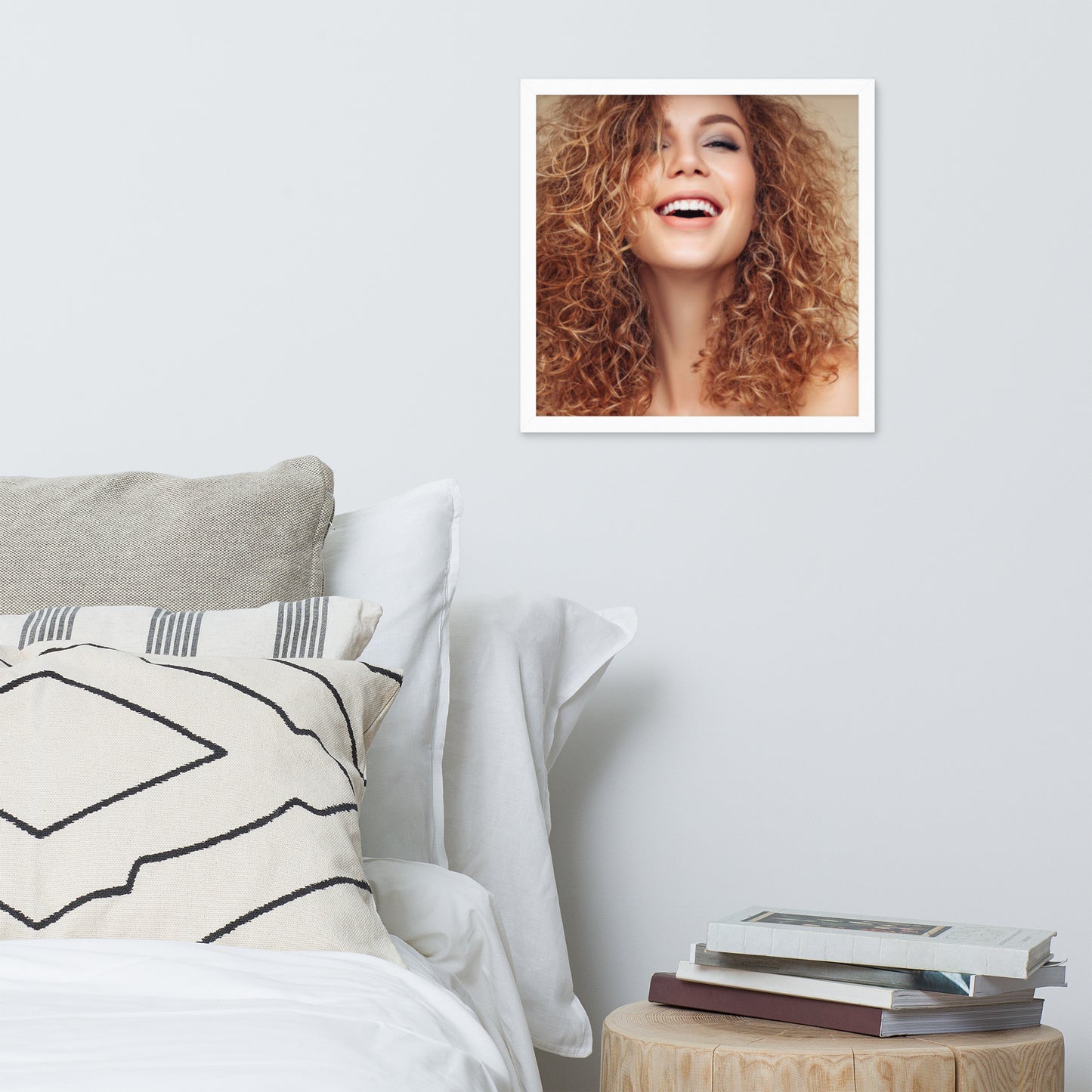 Smiles + Laughter = Priceless. Framed Poster Wall Art (Horizontal Model 0034)