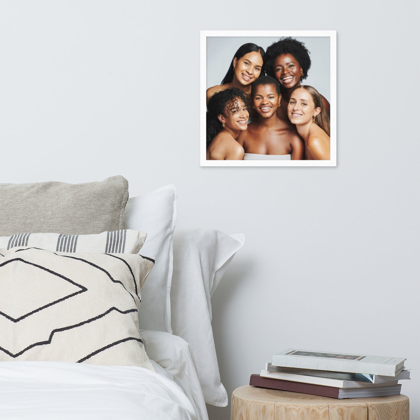 Smiles + Laughter = Priceless. Framed Poster Wall Art (Horizontal Model 0036)