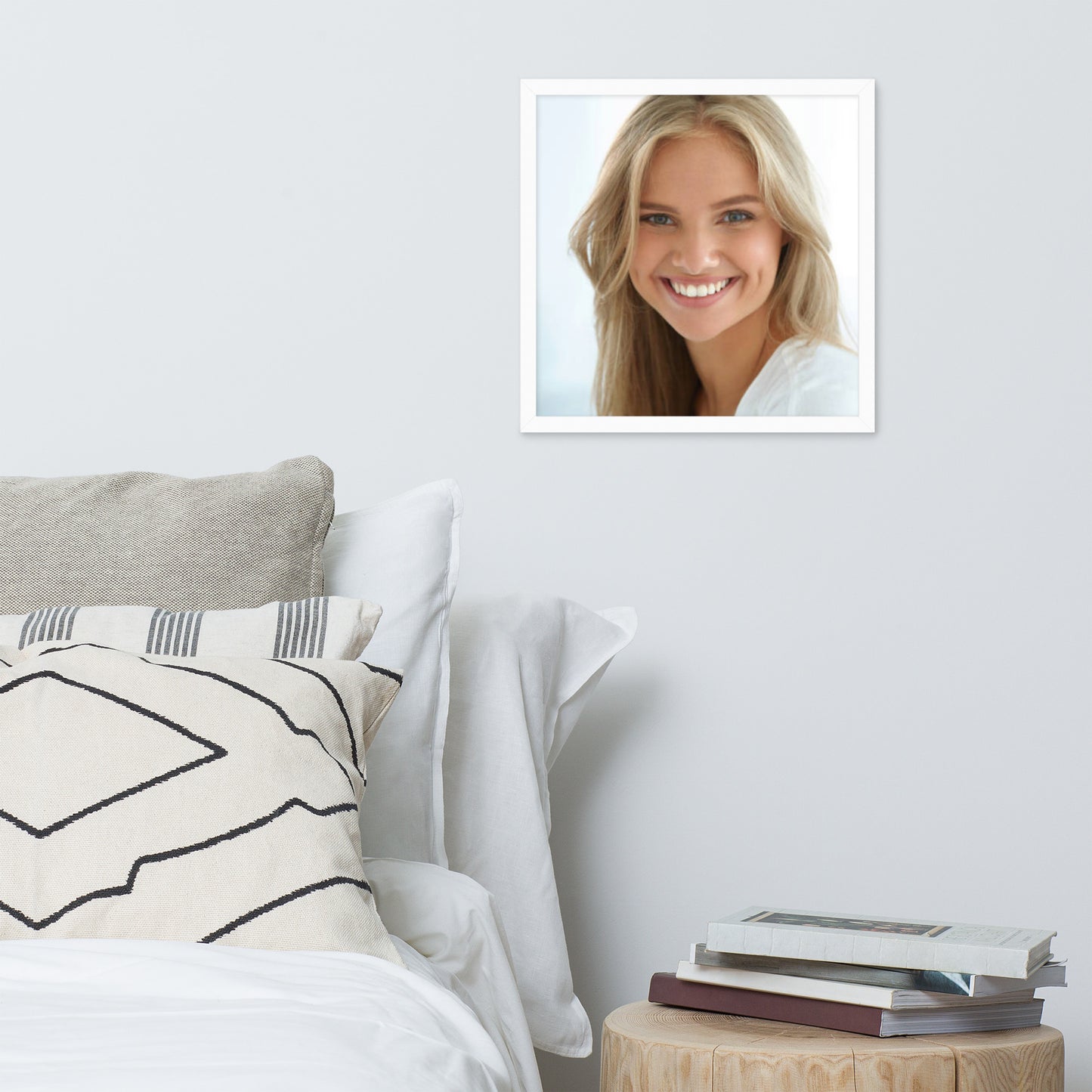 Smiles + Laughter = Priceless. Framed Poster Wall Art (Horizontal Model 0037)