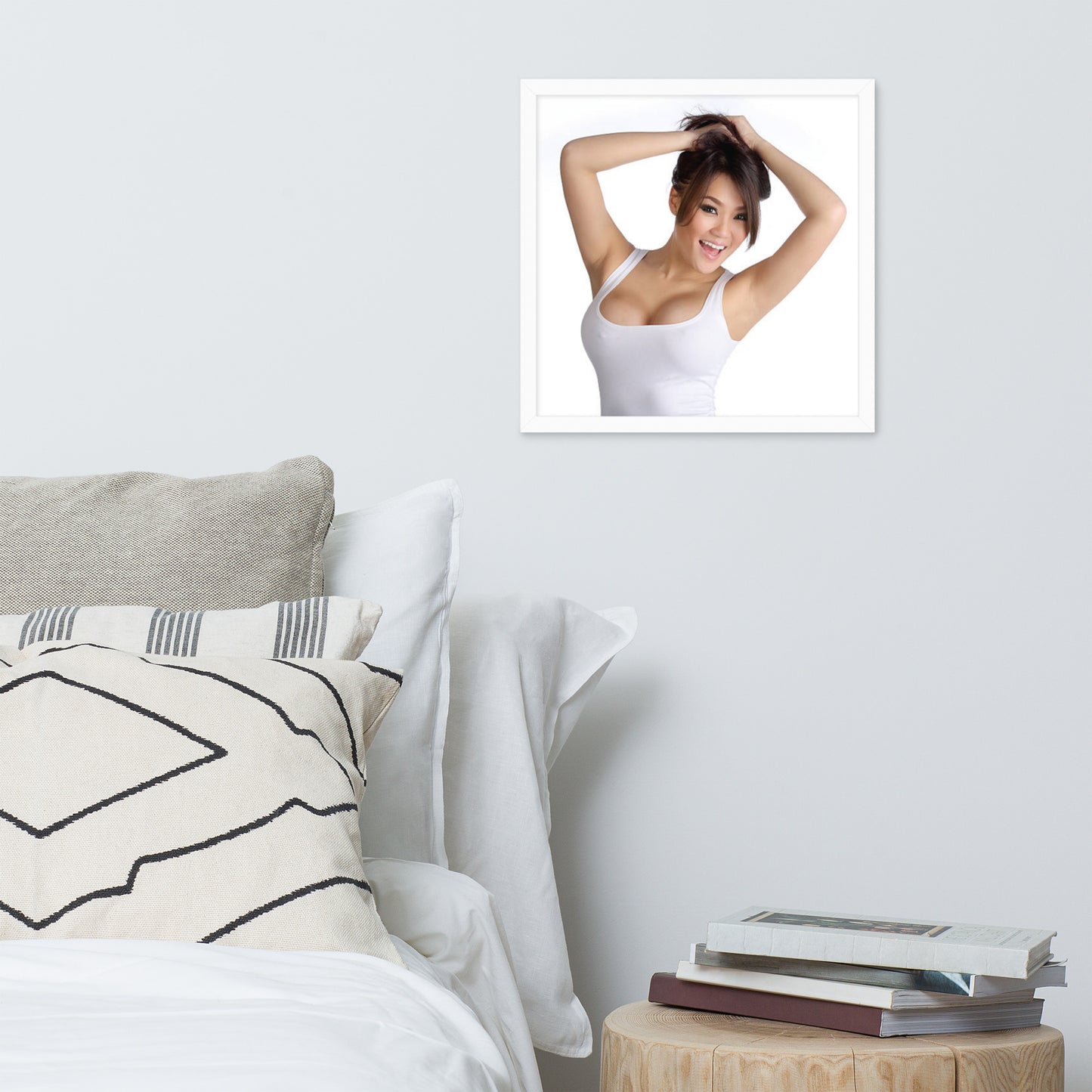 Smiles + Laughter = Priceless. Framed Poster Wall Art (Horizontal Model 0048)