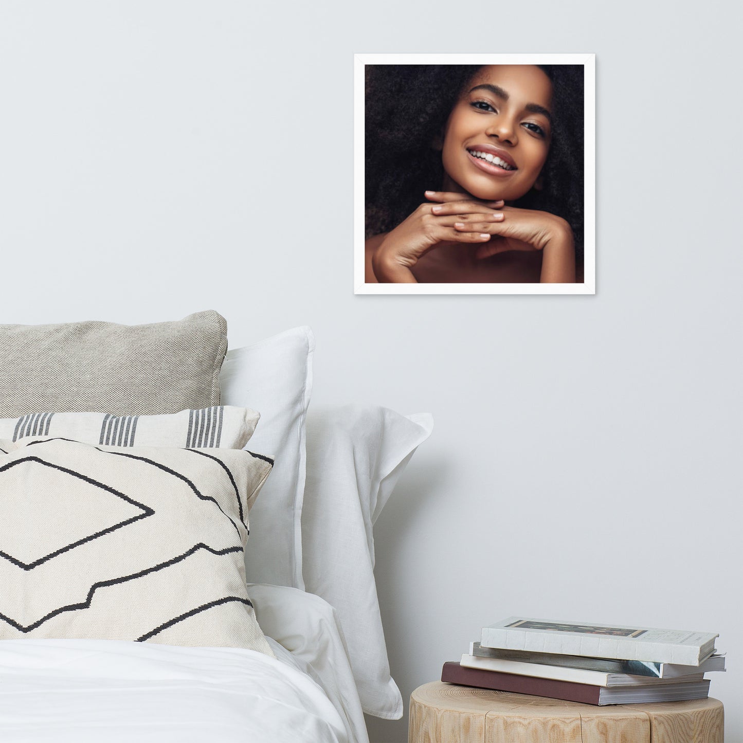 Smiles + Laughter = Priceless. Framed Poster Wall Art (Horizontal Model 0060)