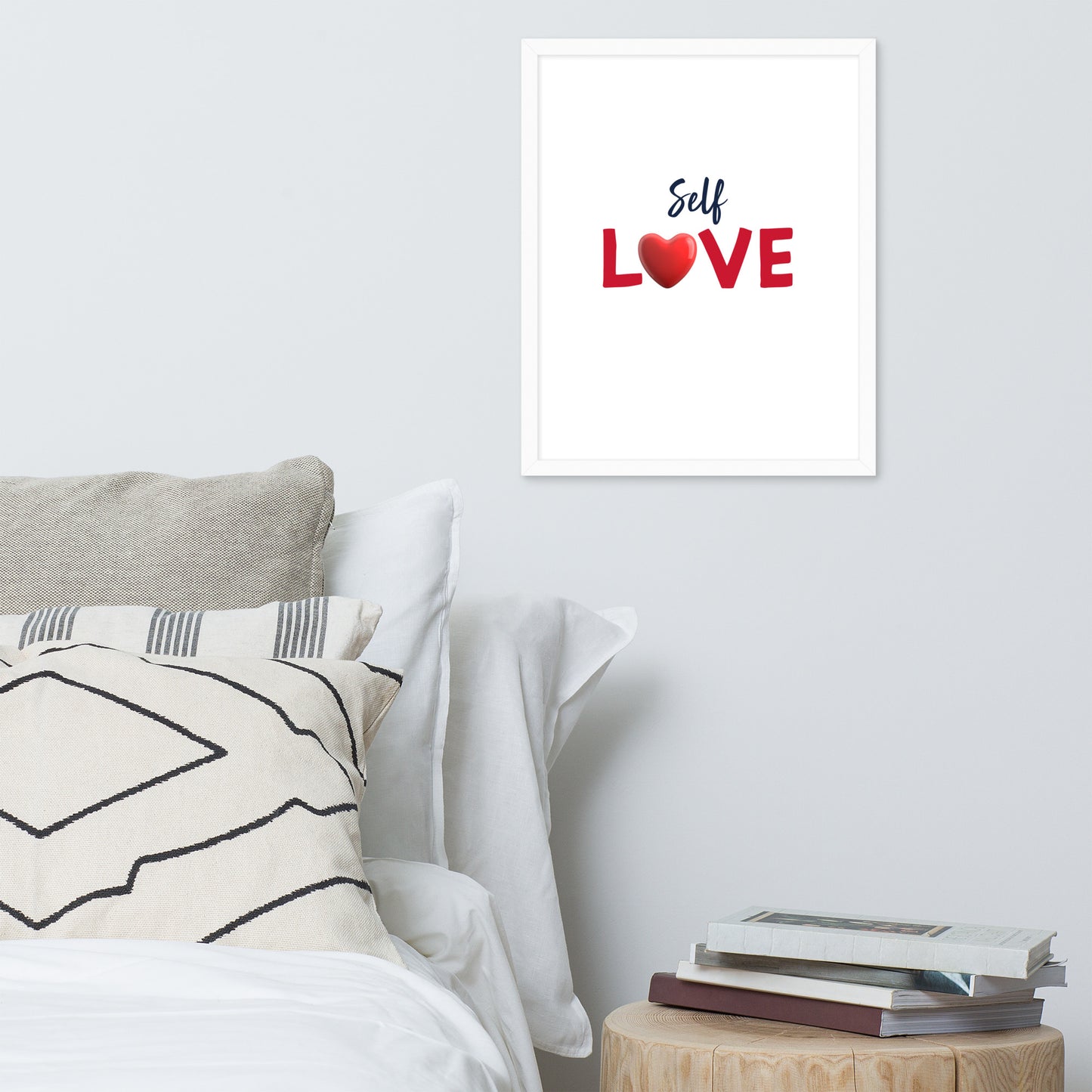 Framed Poster (Self Love - Love Framed Poster Vertical Model 008)