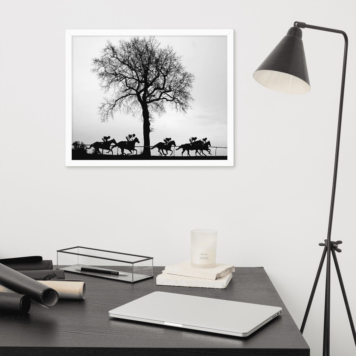 Framed Poster (Horse Wall Art Horizontal - Model 001)