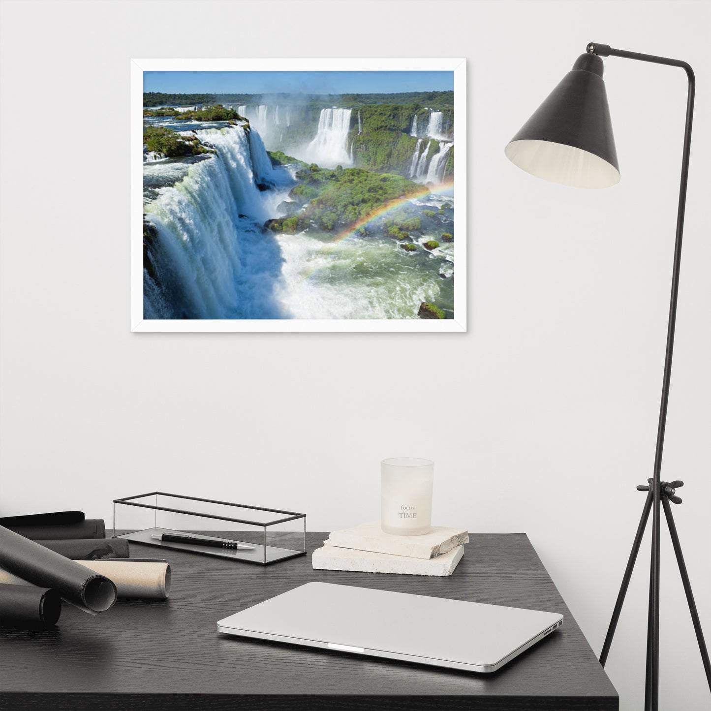 Scenic Nature View Framed Poster Wall Art (Horizontal Model 0013)