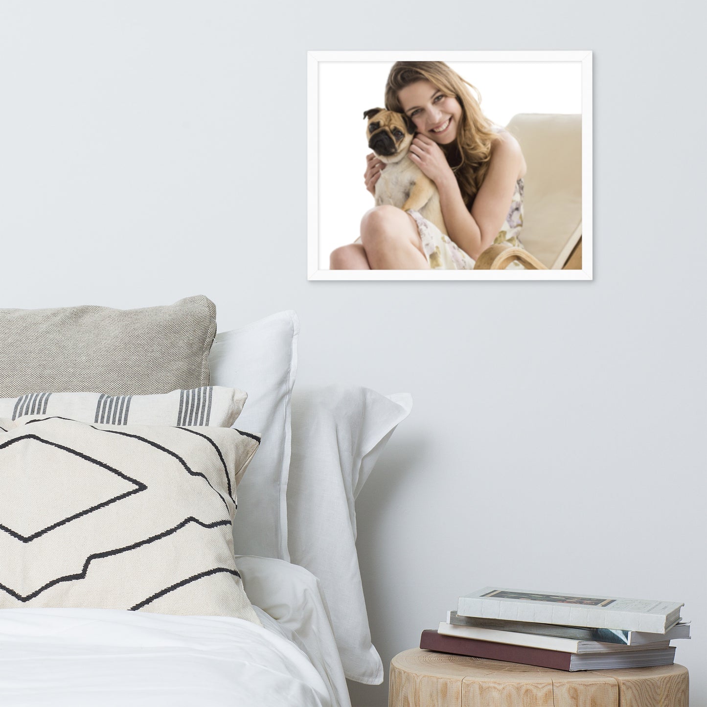 Smiles + Laughter = Priceless. Framed Poster Wall Art (Horizontal Model 0012)