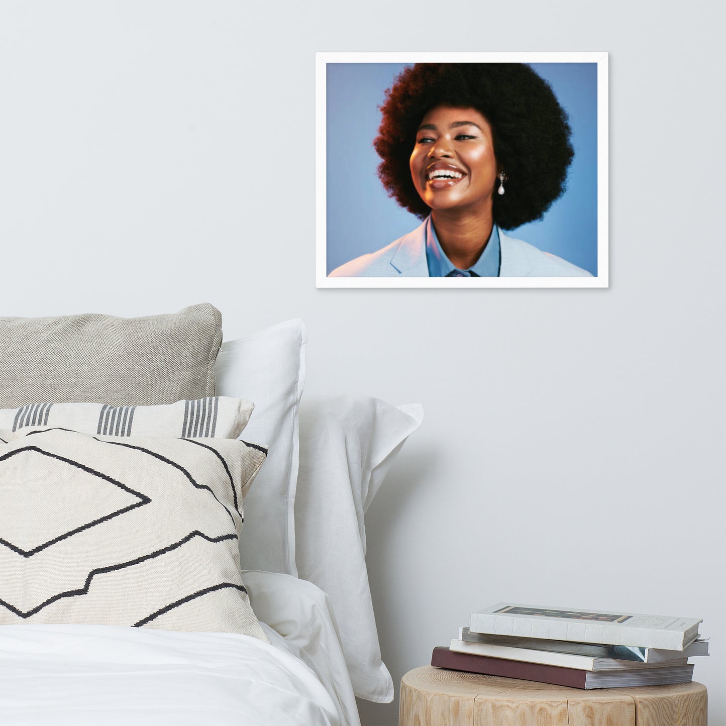 Smiles + Laughter = Priceless. Framed Poster Wall Art (Horizontal Model 0015)