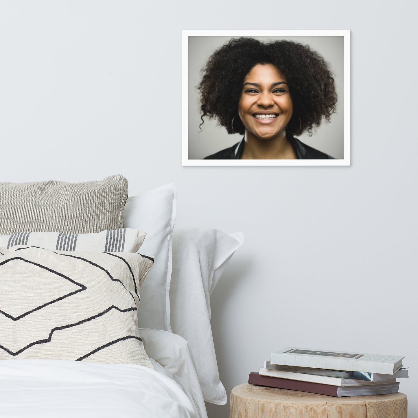 Smiles + Laughter = Priceless. Framed Poster Wall Art (Horizontal Model 0028)