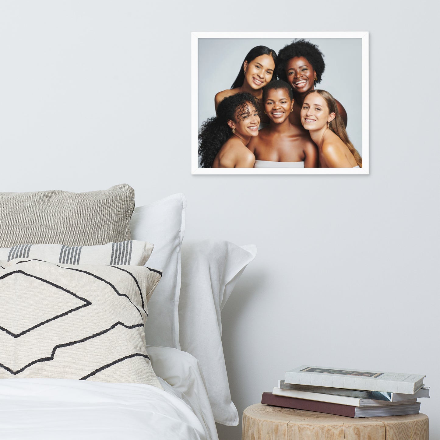 Smiles + Laughter = Priceless. Framed Poster Wall Art (Horizontal Model 0036)