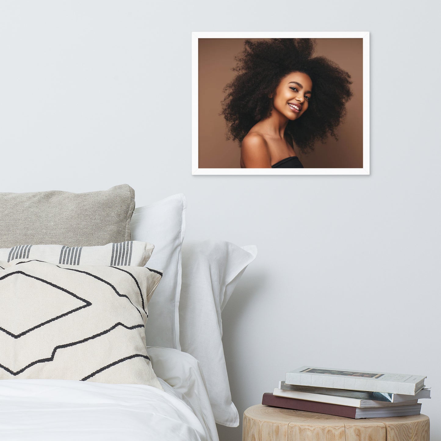 Smiles + Laughter = Priceless. Framed Poster Wall Art (Horizontal Model 0059)