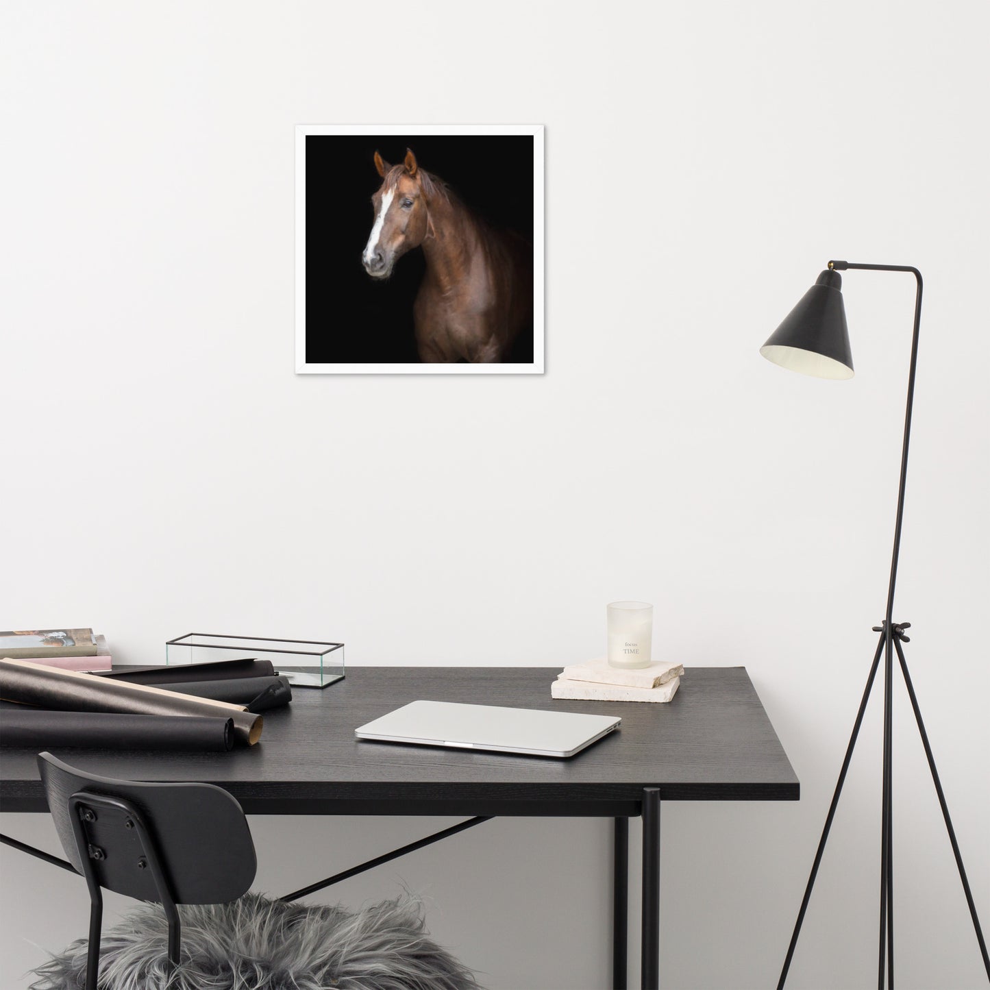 Framed Poster (Horse Wall Art Horizontal - Model 005)