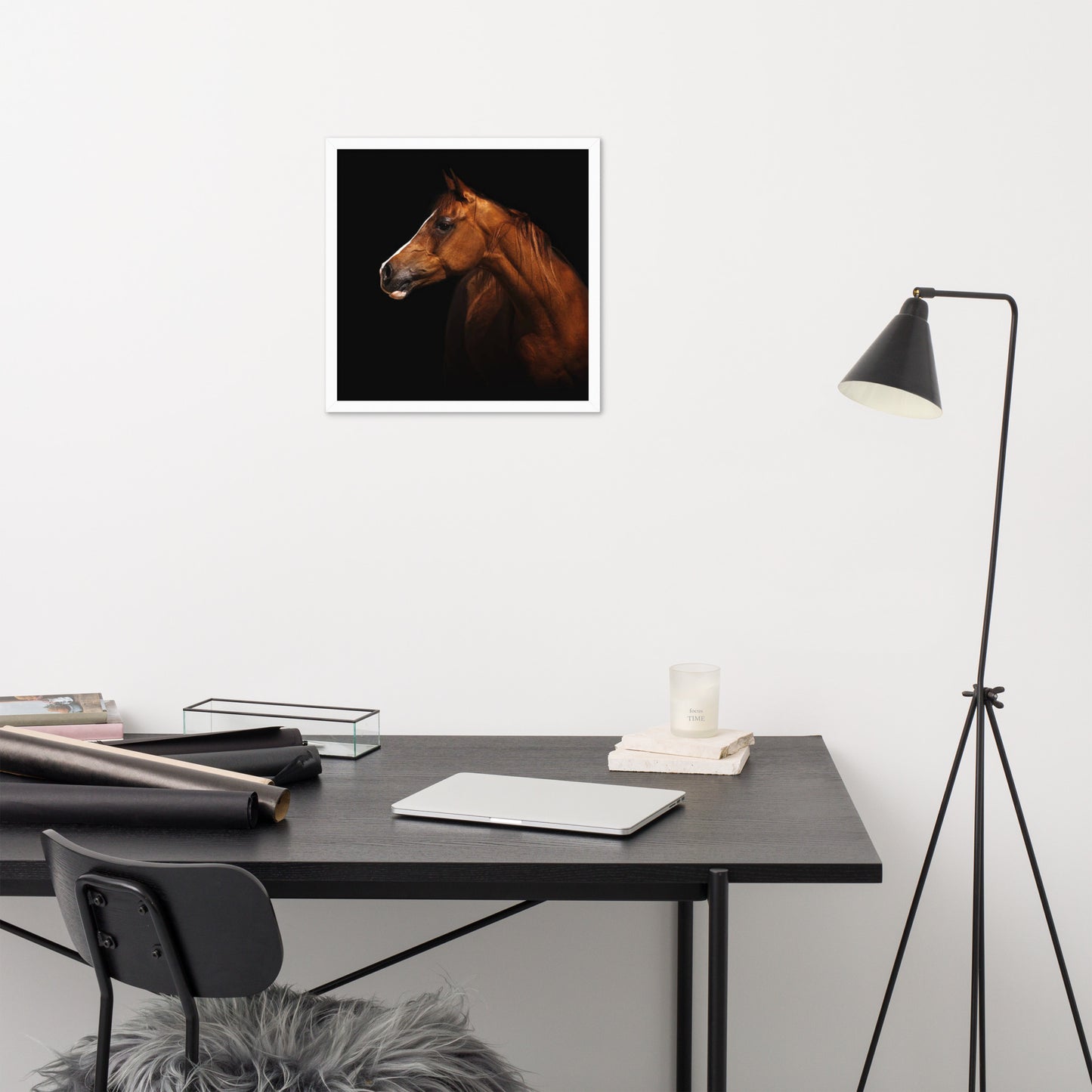 Framed Poster (Horse Wall Art Horizontal - Model 006)