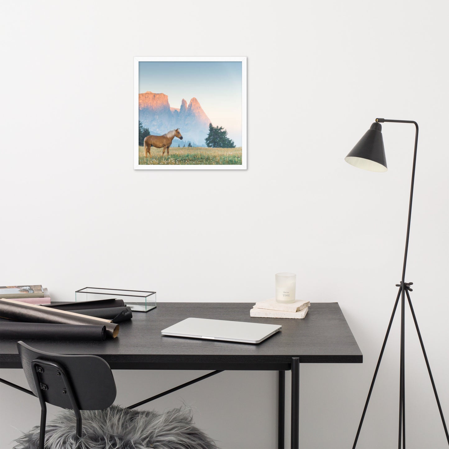 Framed Poster (Horse Wall Art Horizontal - Model 0015)