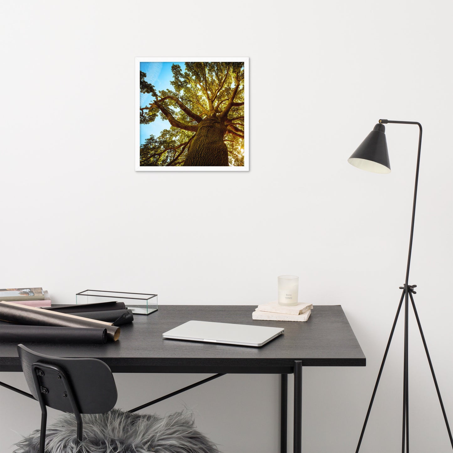 Scenic Nature View Framed Poster Wall Art (Horizontal Model 003)