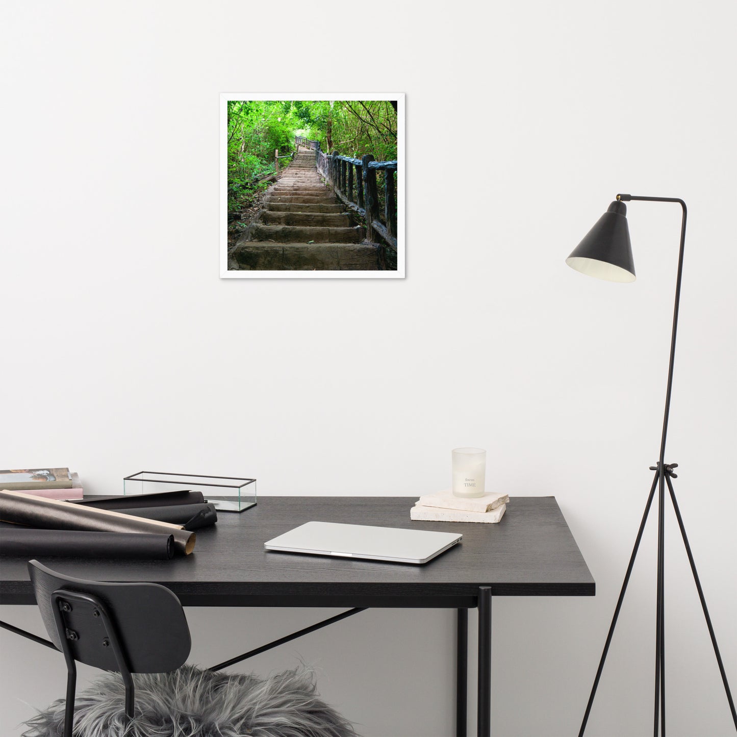 Scenic Nature View Framed Poster Wall Art (Horizontal Model 006)