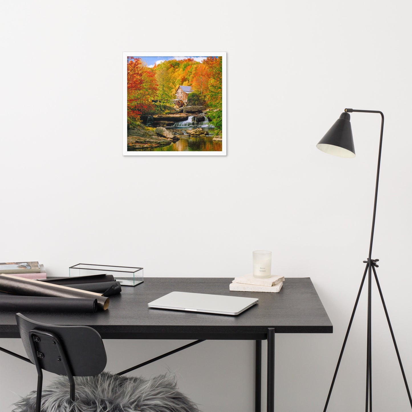 Scenic Nature View Framed Poster Wall Art (Horizontal Model 0011)