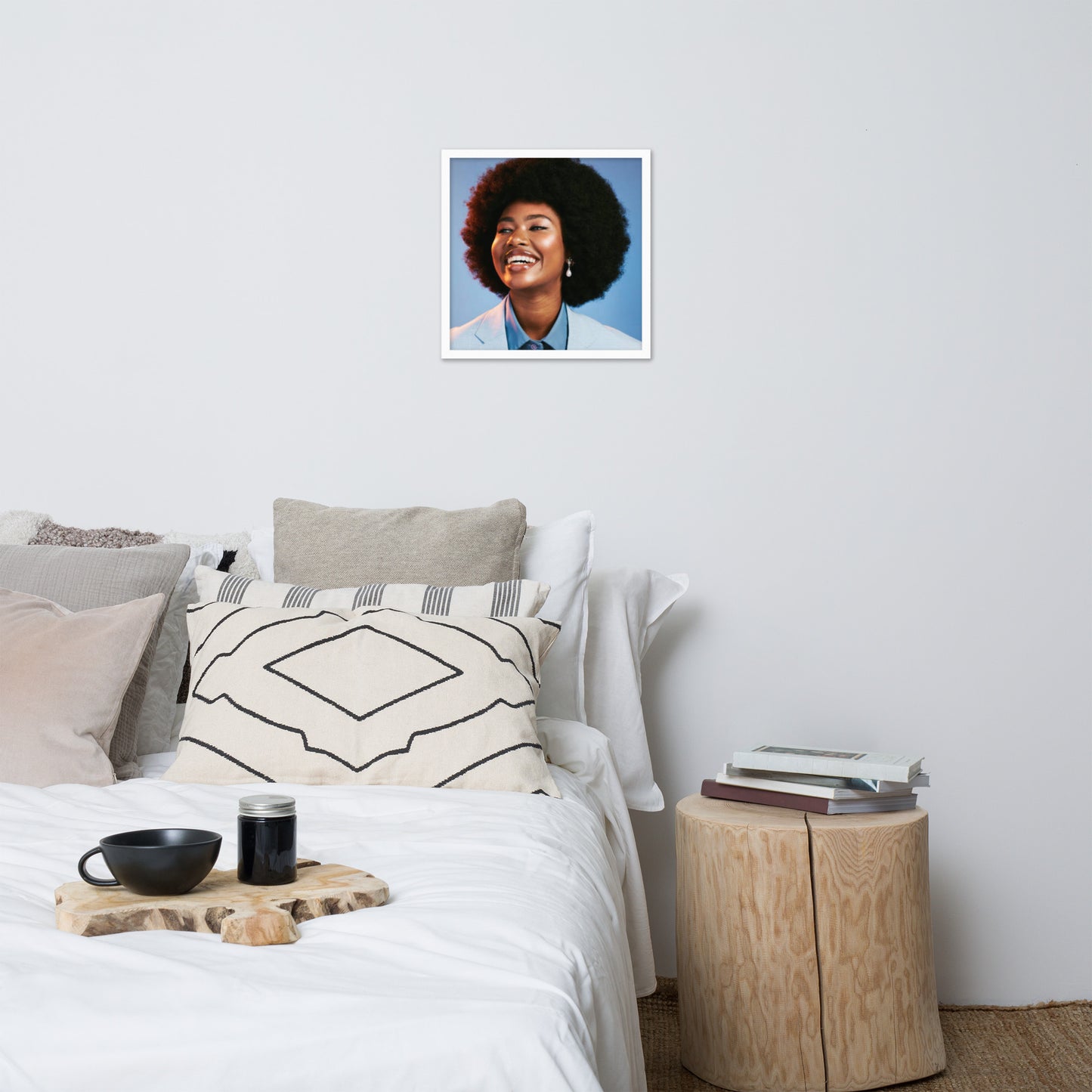 Smiles + Laughter = Priceless. Framed Poster Wall Art (Horizontal Model 0015)