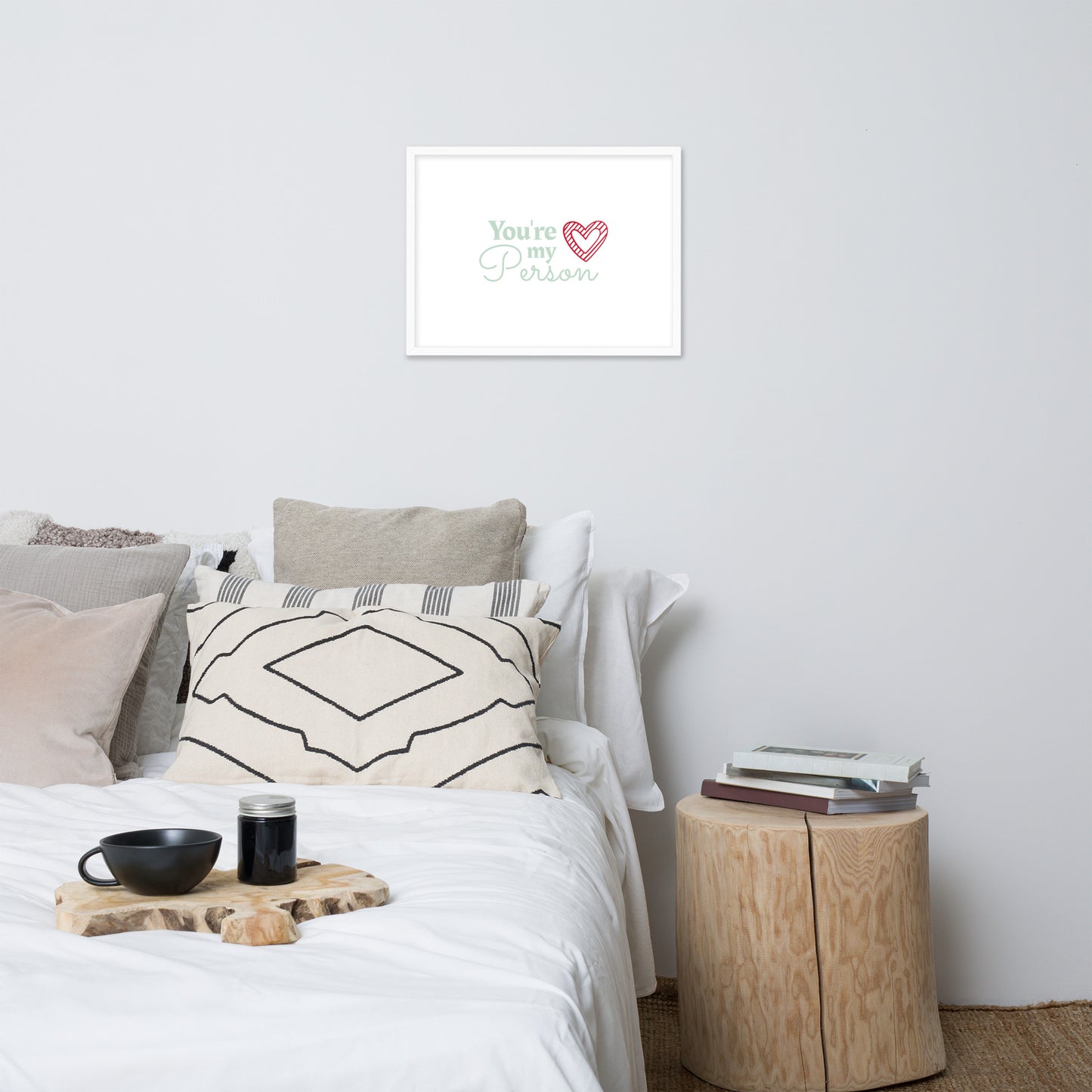 Framed Poster (You're My Person - Lifestyle Framed Poster Horizontal - Model 004)