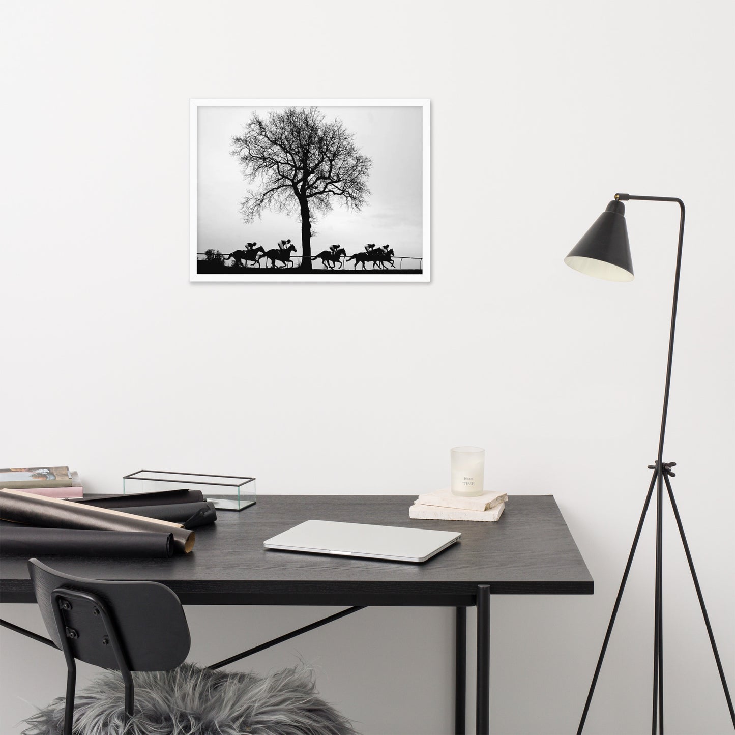 Framed Poster (Horse Wall Art Horizontal - Model 001)