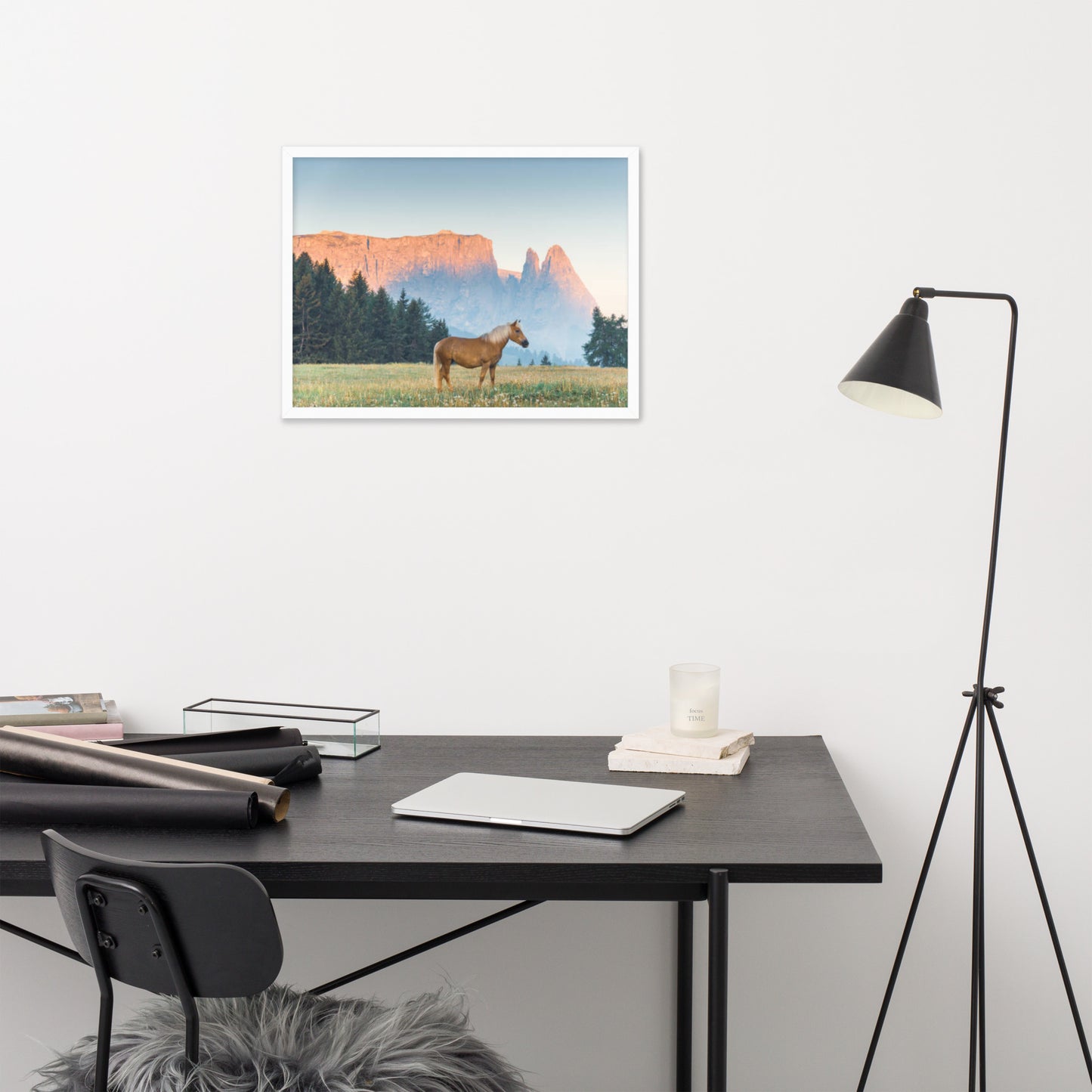 Framed Poster (Horse Wall Art Horizontal - Model 0015)