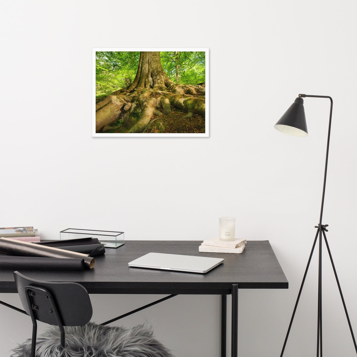 Scenic Nature View Framed Poster Wall Art (Horizontal Model 002)