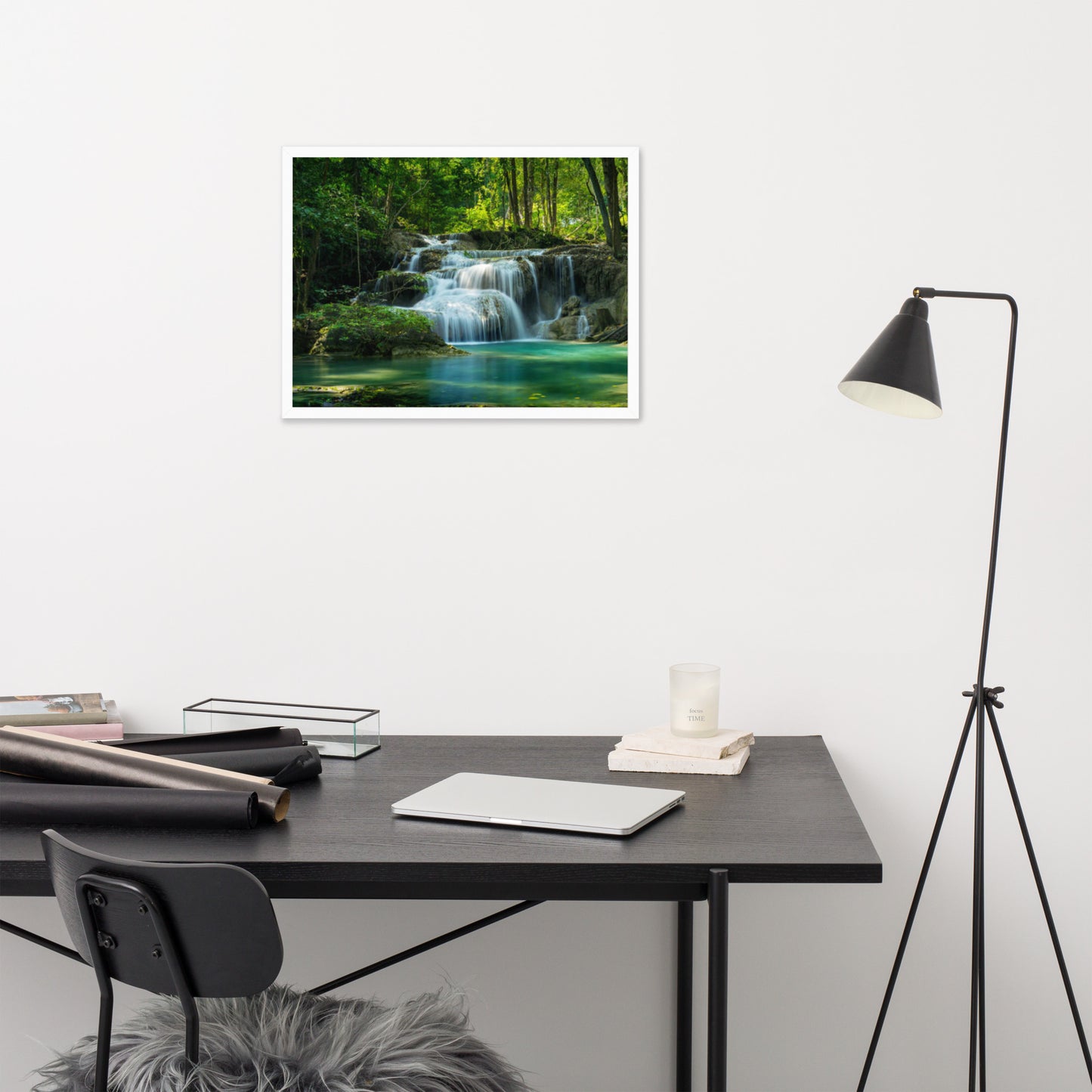 Scenic Nature View Framed Poster Wall Art (Horizontal Model 0016)