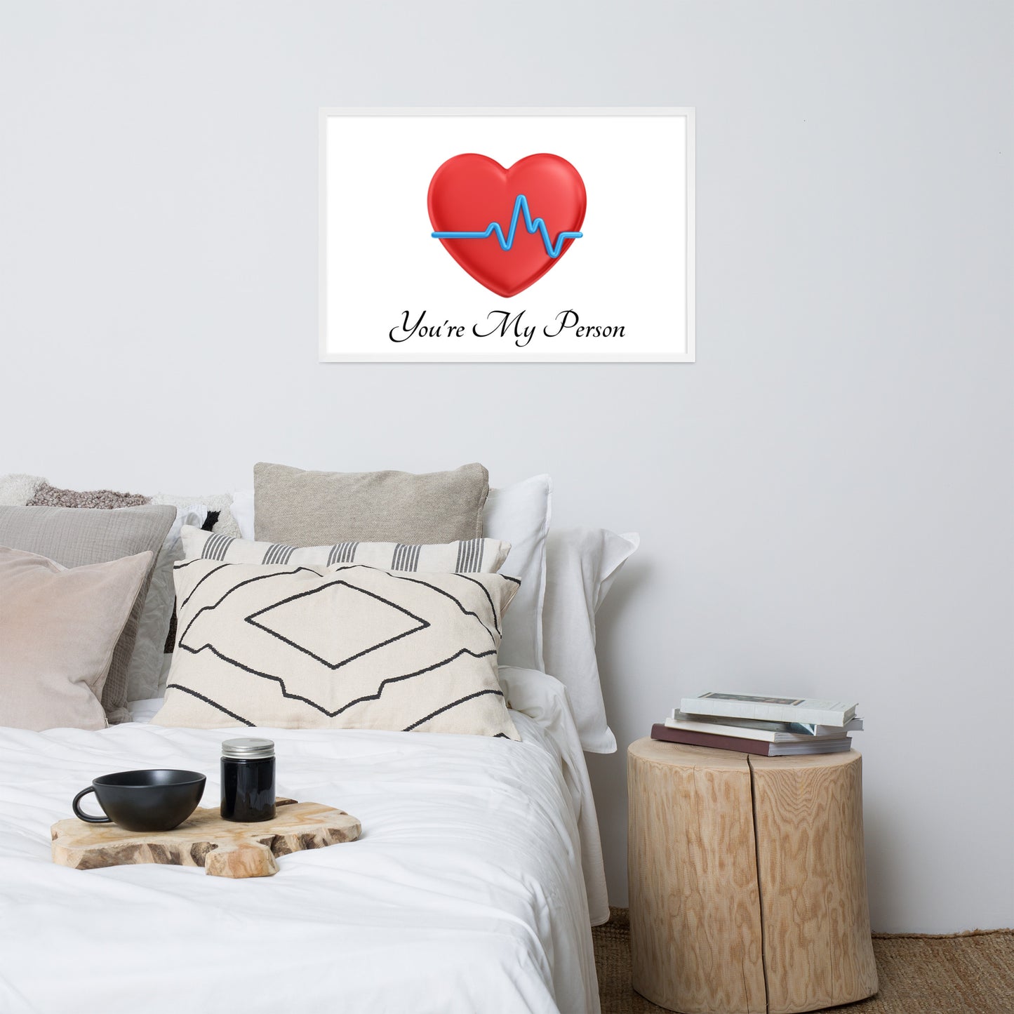 Framed Poster (You're My Person - Lifestyle Framed Poster Horizontal - Model 005)