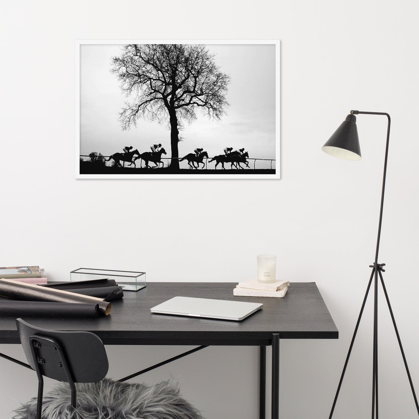 Framed Poster (Horse Wall Art Horizontal - Model 001)