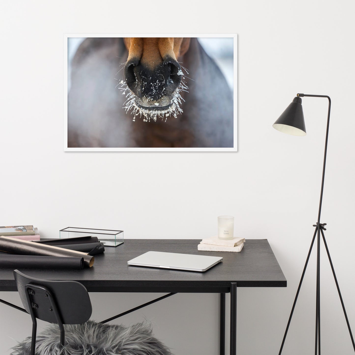 Framed Poster (Horse Wall Art Horizontal - Model 0014)