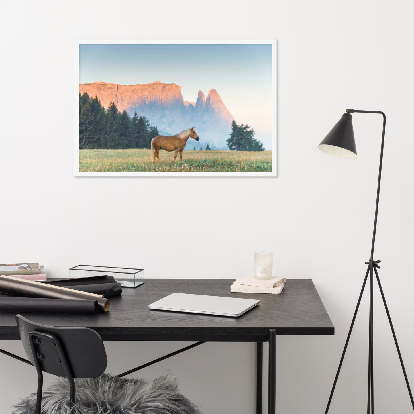 Framed Poster (Horse Wall Art Horizontal - Model 0015)