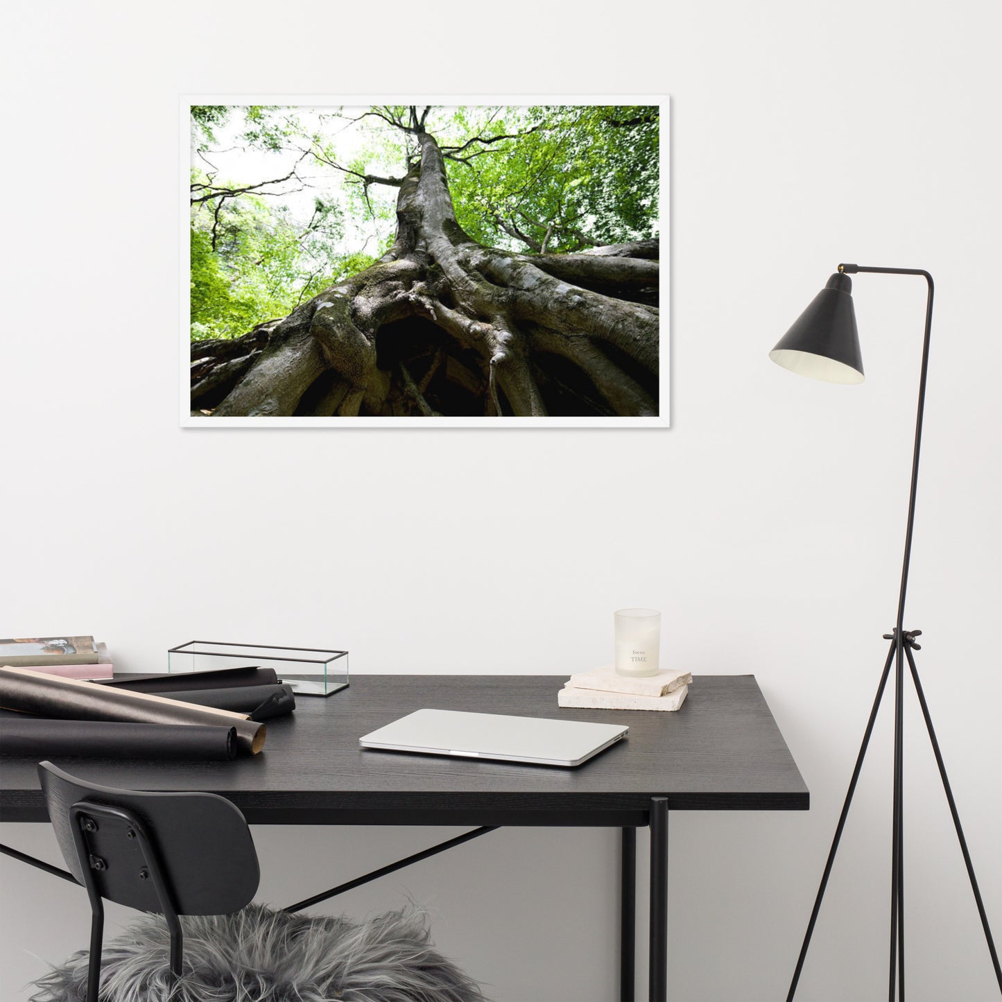 Scenic Nature View Framed Poster Wall Art (Horizontal Model 001)