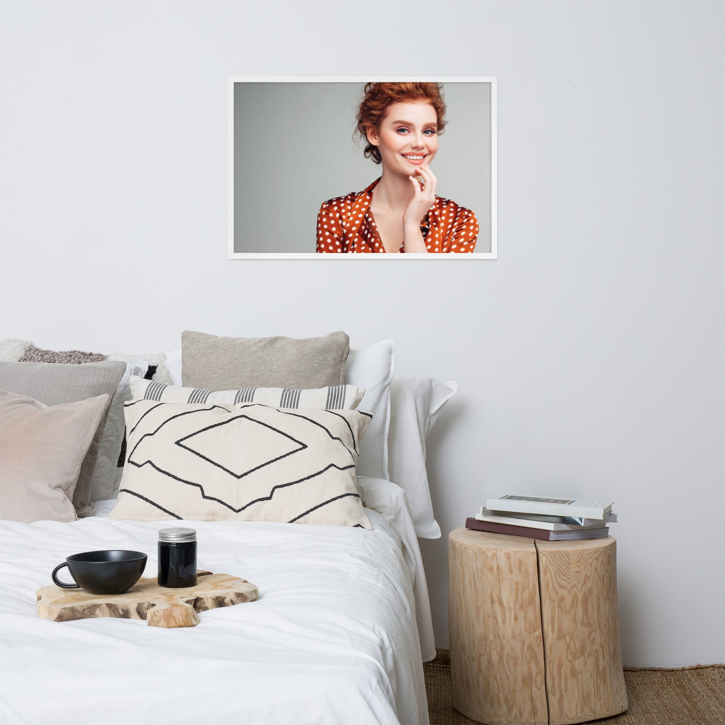 Smiles + Laughter = Priceless. Framed Poster Wall Art (Horizontal Model 0044)