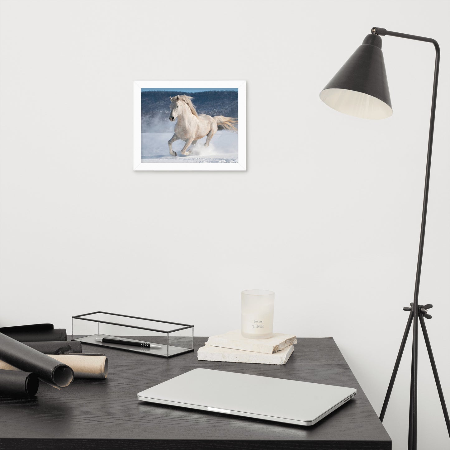 Framed Poster (Horse Wall Art Horizontal - Model 0012)