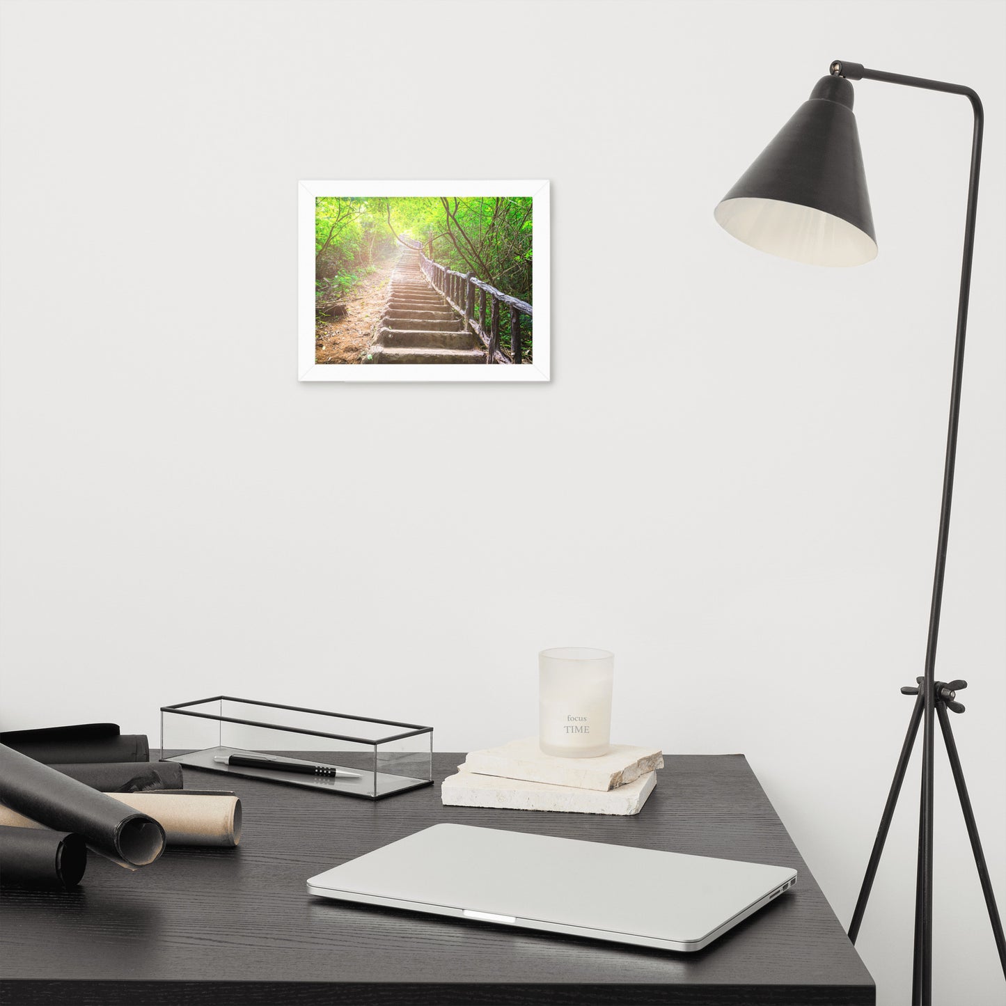 Scenic Nature View Framed Poster Wall Art (Horizontal Model 005)