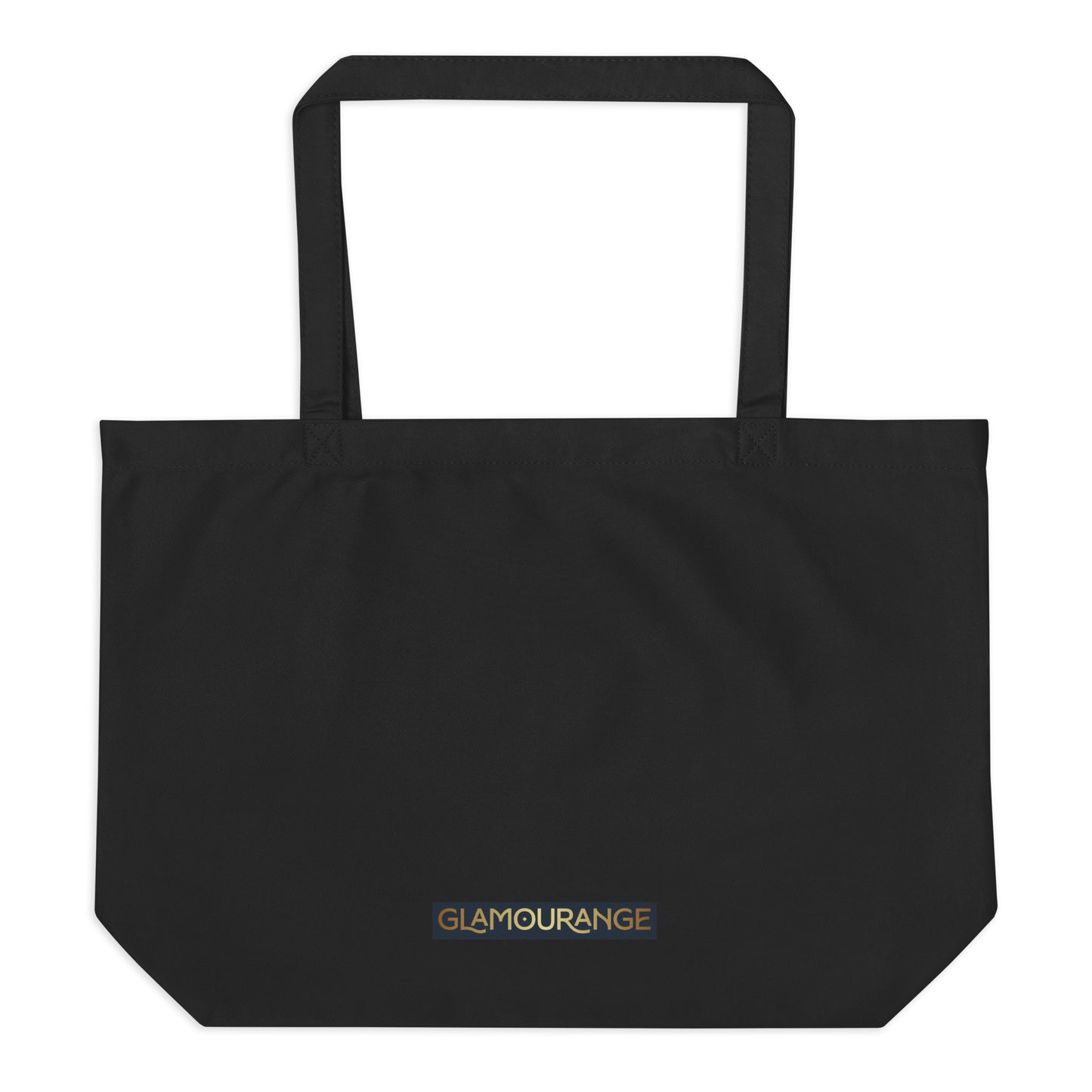 Eco Tote Bag Mens Designer (Large Organic Eco Tote Black Colour 002)