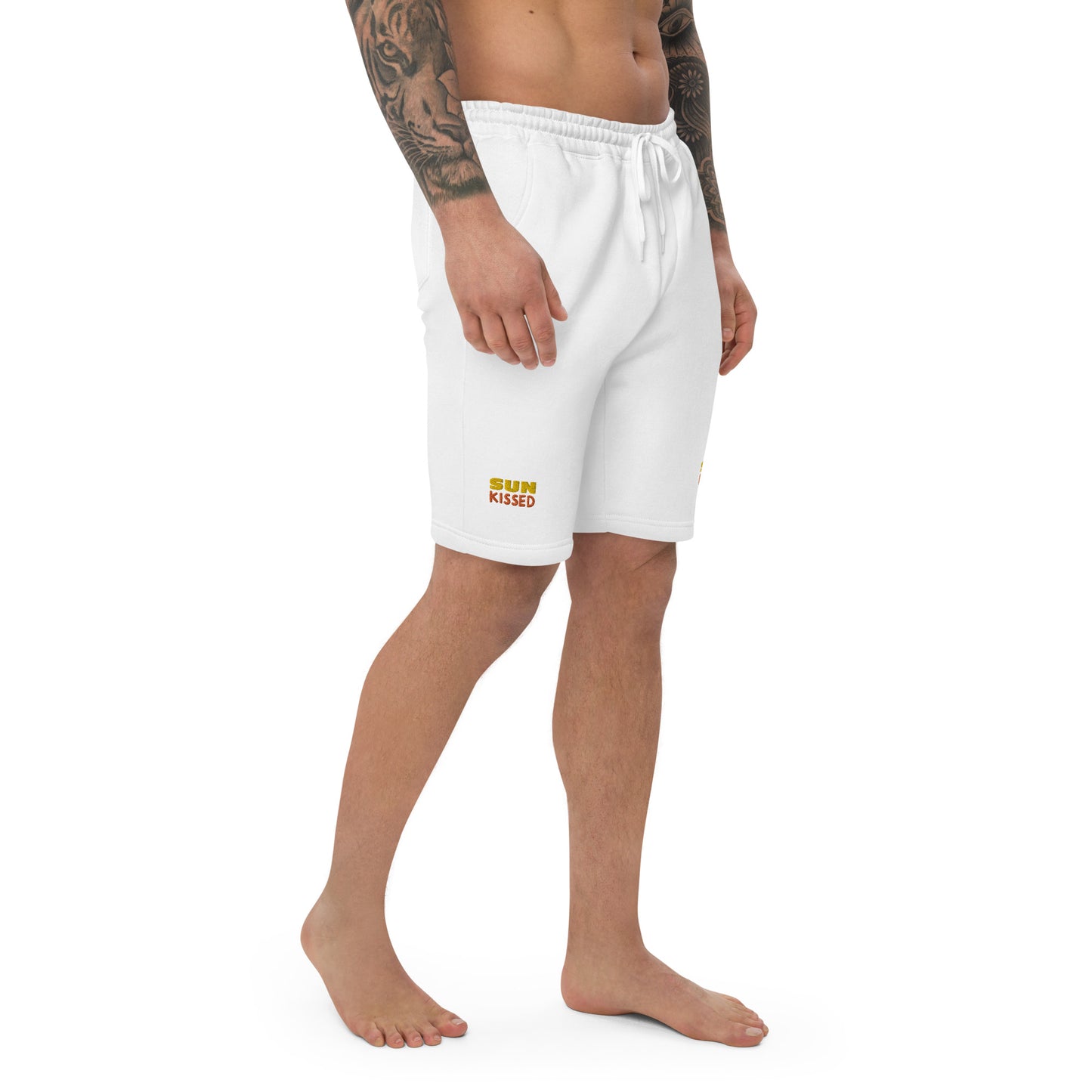 Men's Fleece Shorts (Glamourange Luxury Fleece Shorts Mens - 001 Model)