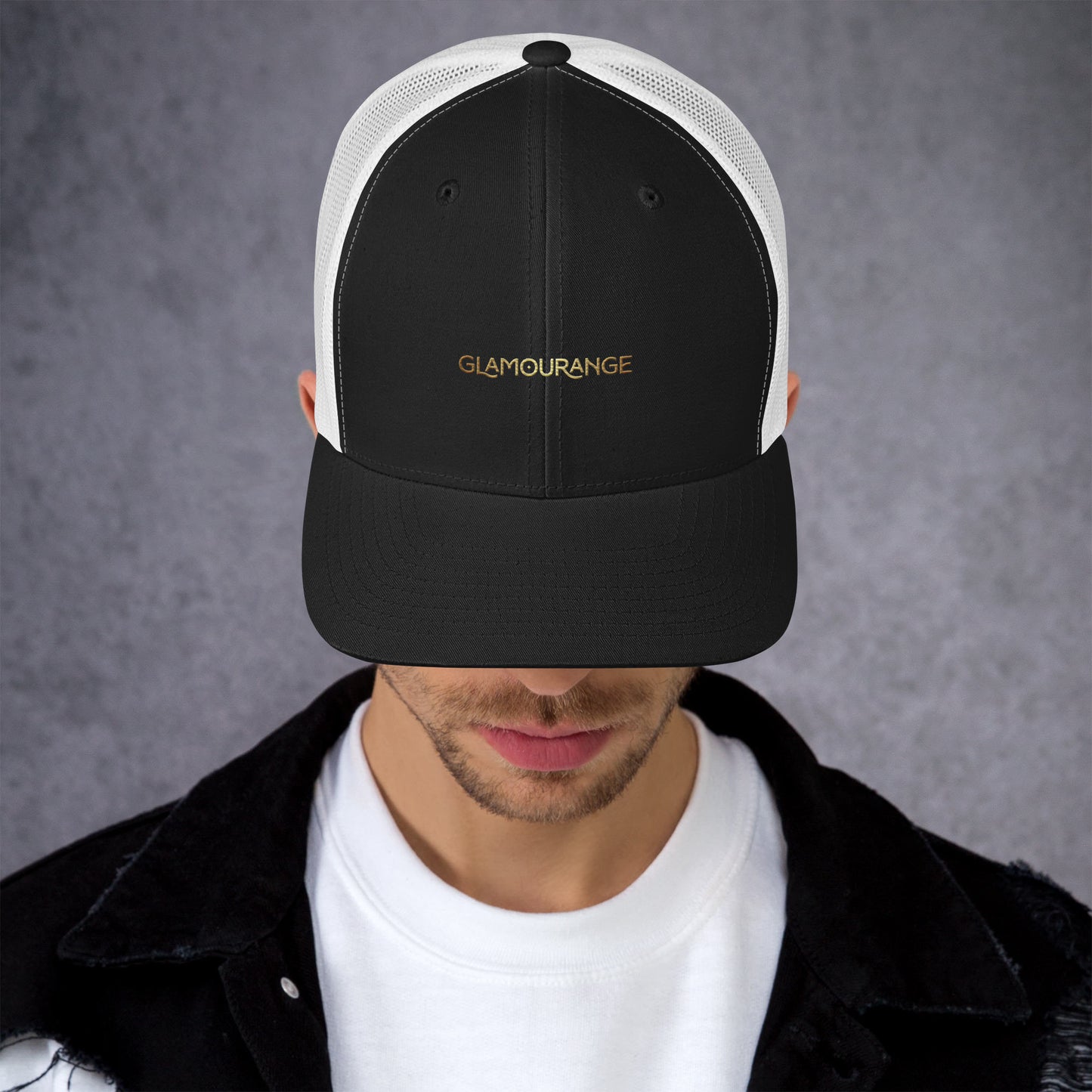 Retro Trucker Hat (Glamourange Limited Editions: Small Logo - 002 Model)