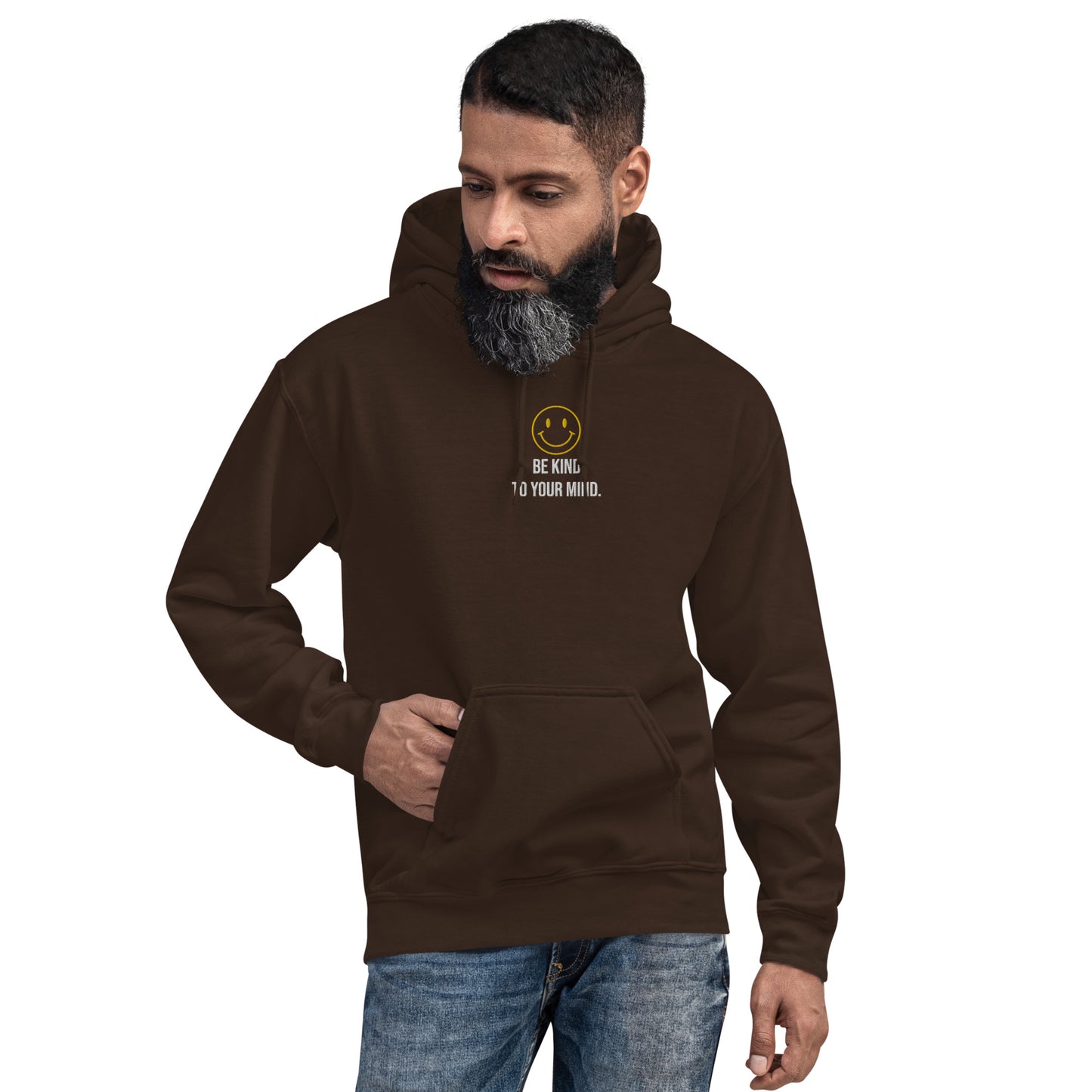 Hoodie Mens (Heavy Blend Hoodie Men's: Front Print - 004 Model)