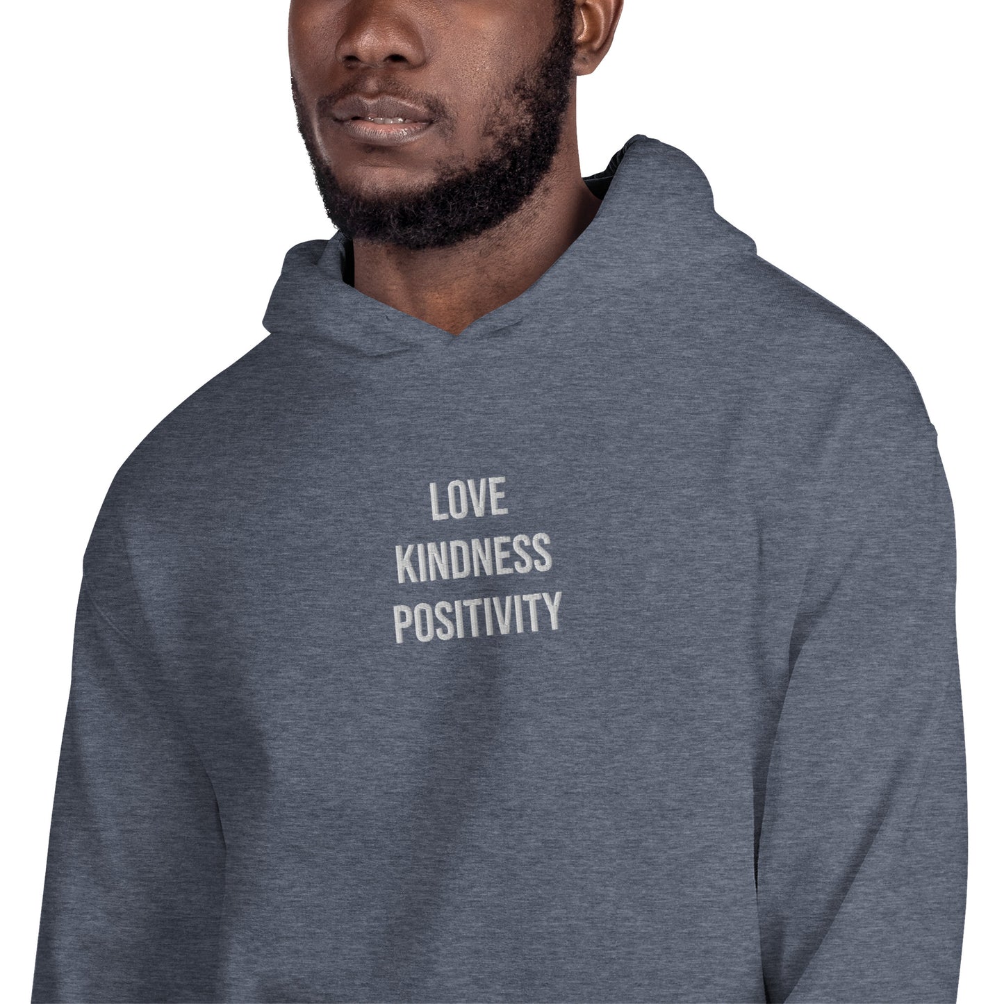 Hoodie Mens (Heavy Blend Hoodie Men's: Front Print - 001 Model)