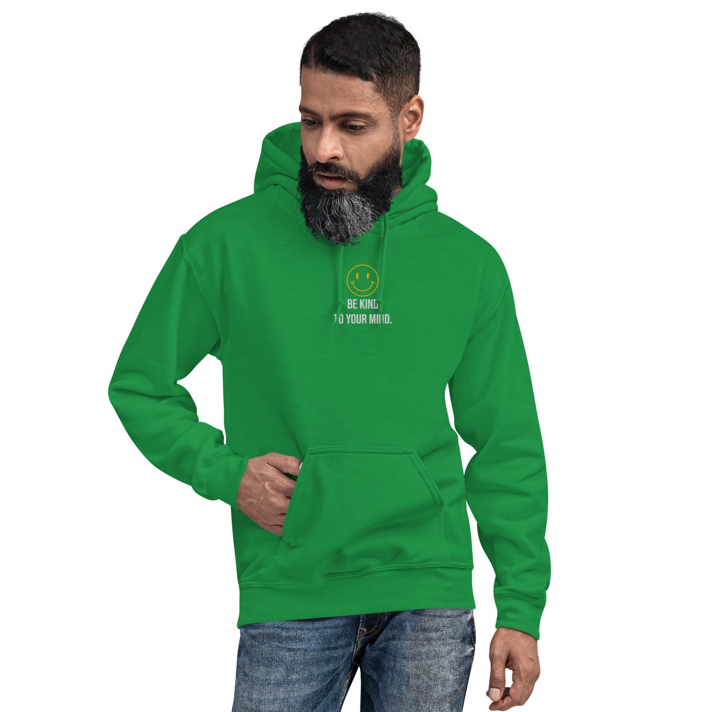 Hoodie Mens (Heavy Blend Hoodie Men's: Front Print - 004 Model)