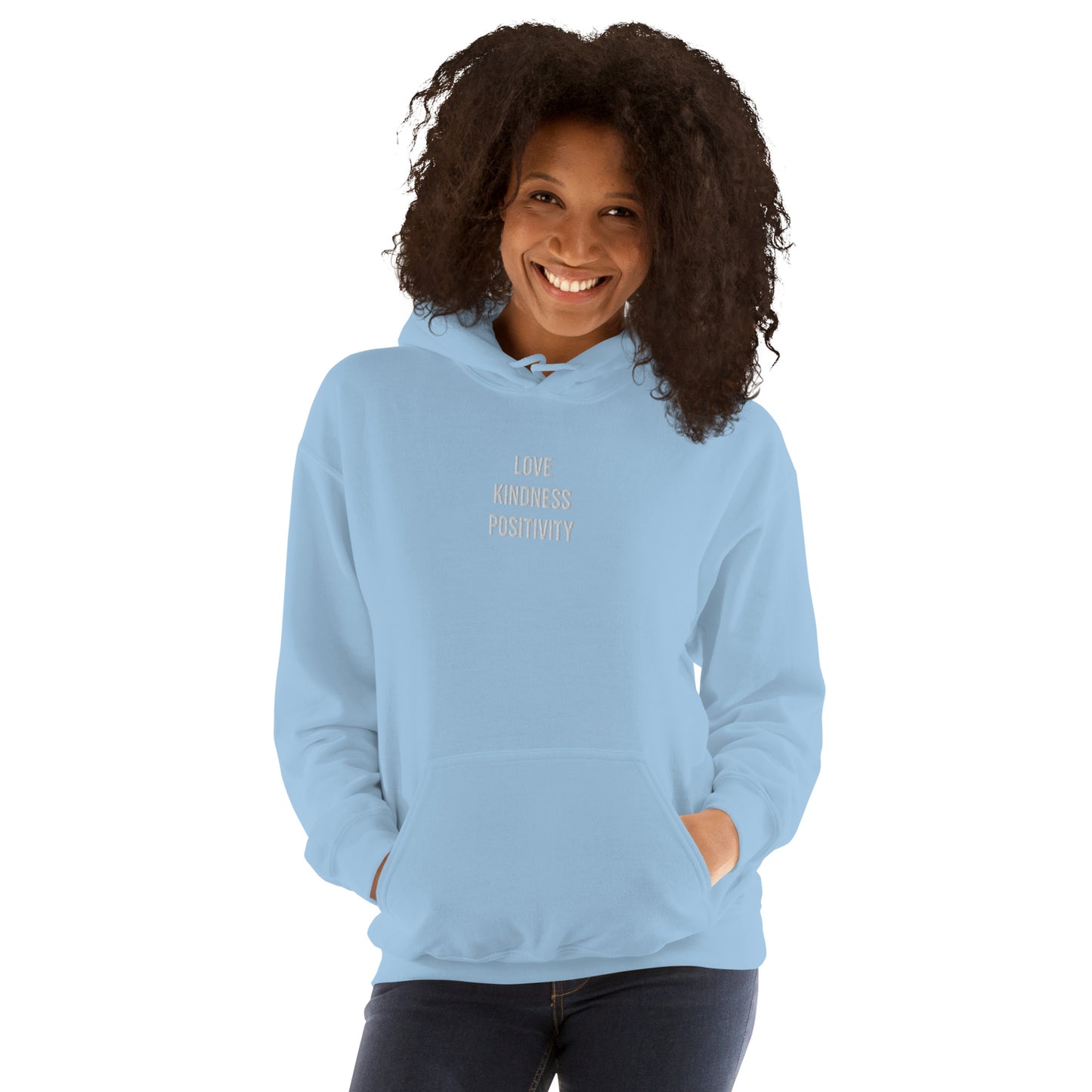 Hoodie Womens (Heavy Blend Hoodie Women's: Front Print - 001 Model)