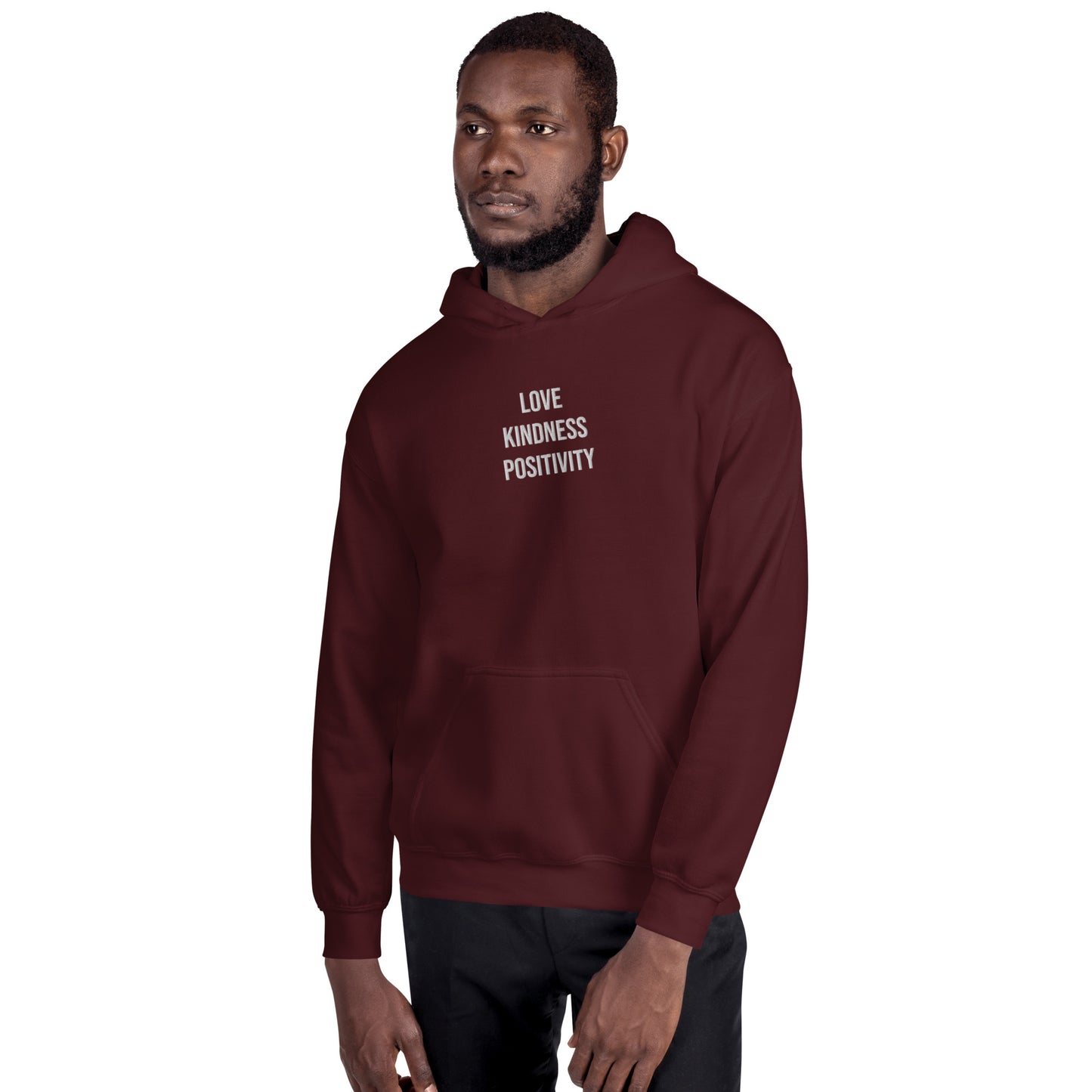 Hoodie Mens (Heavy Blend Hoodie Men's: Front Print - 001 Model)