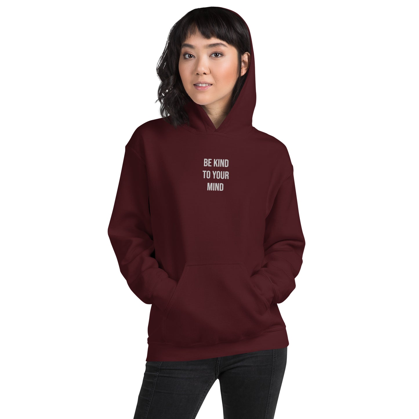 Hoodie Womens (Heavy Blend Hoodie Women's: Front Print - 002 Model)