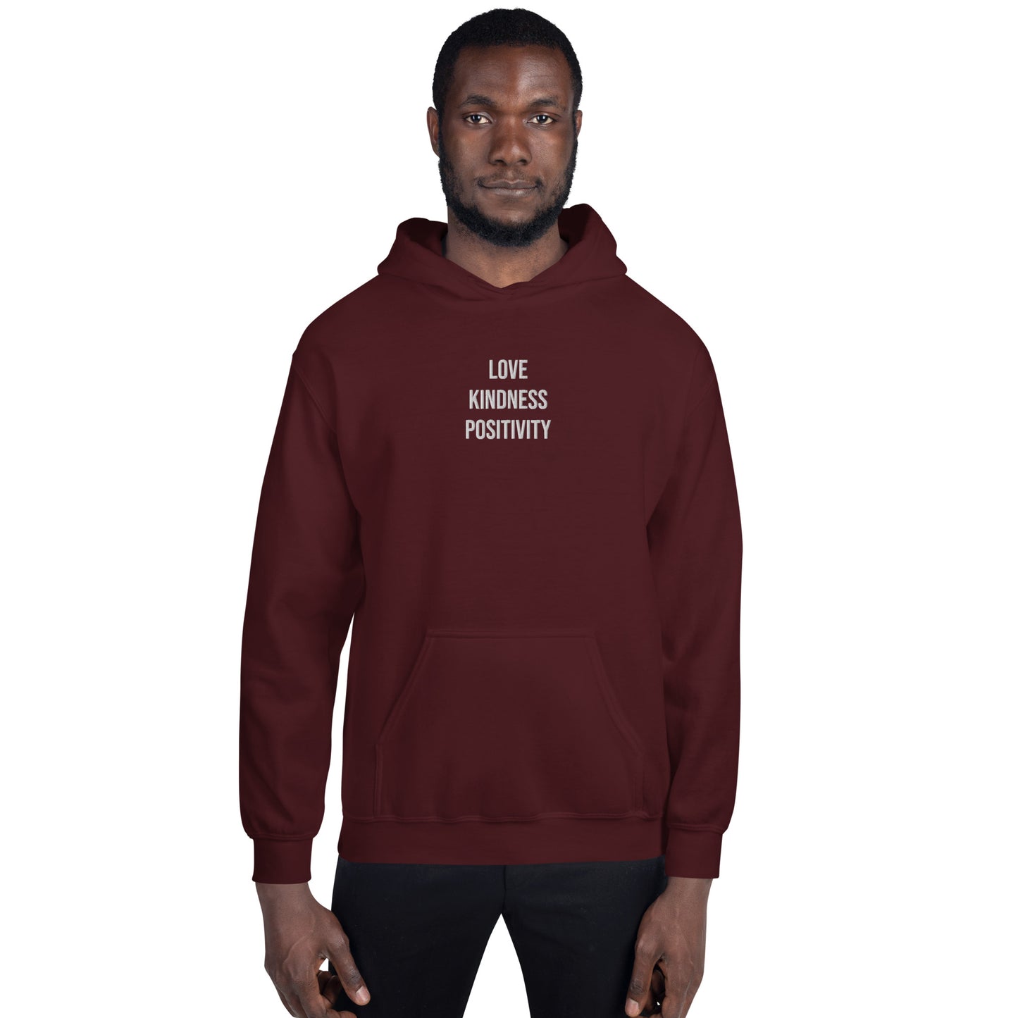 Hoodie Mens (Heavy Blend Hoodie Men's: Front Print - 001 Model)