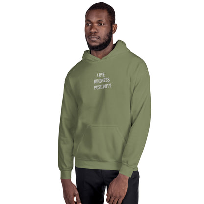 Hoodie Mens (Heavy Blend Hoodie Men's: Front Print - 001 Model)