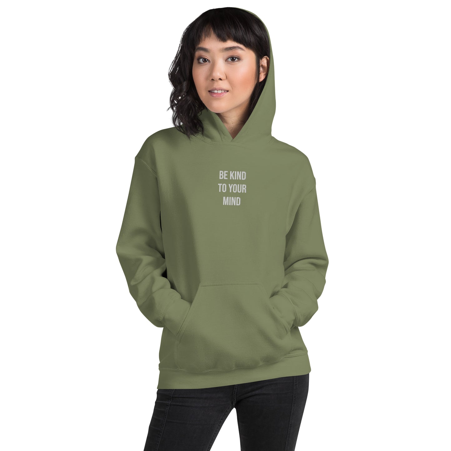 Hoodie Womens (Heavy Blend Hoodie Women's: Front Print - 002 Model)