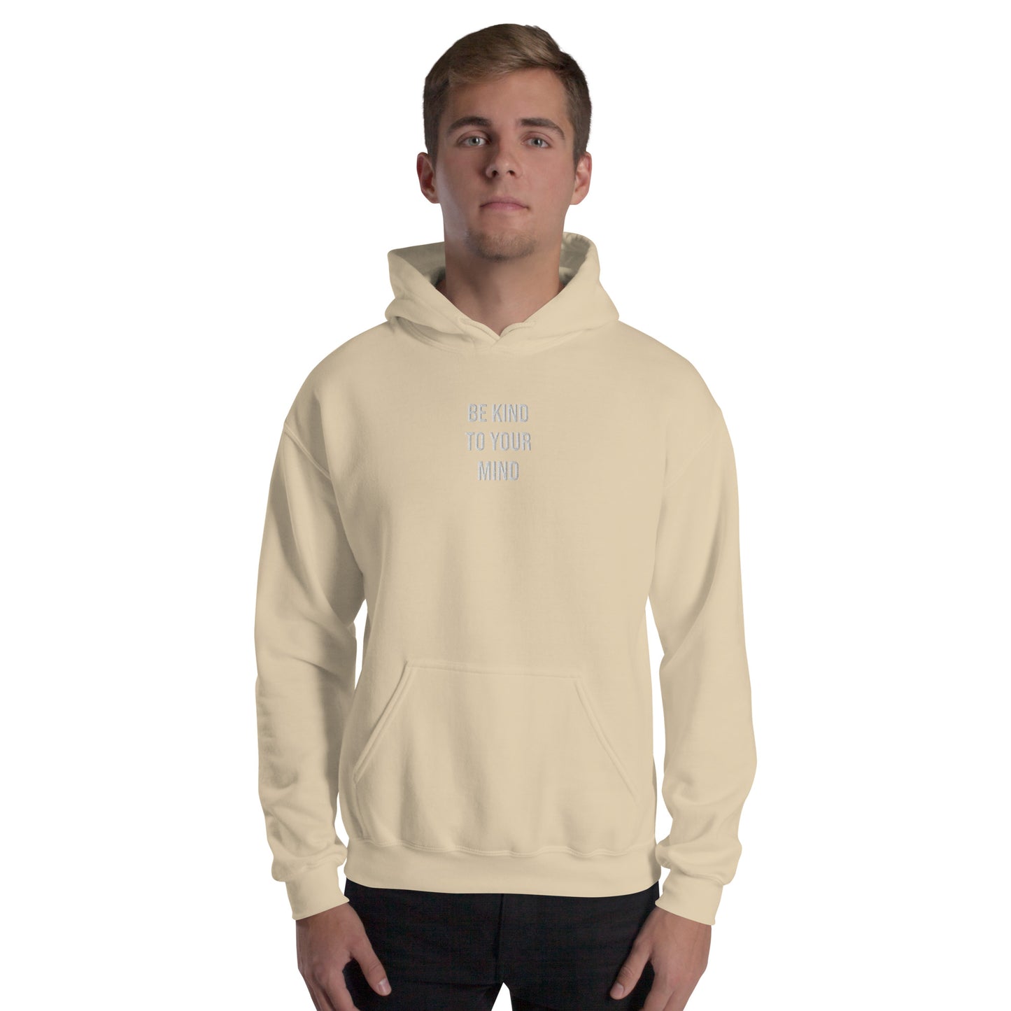 Hoodie Mens (Heavy Blend Hoodie Men's: Front Print - 002 Model)