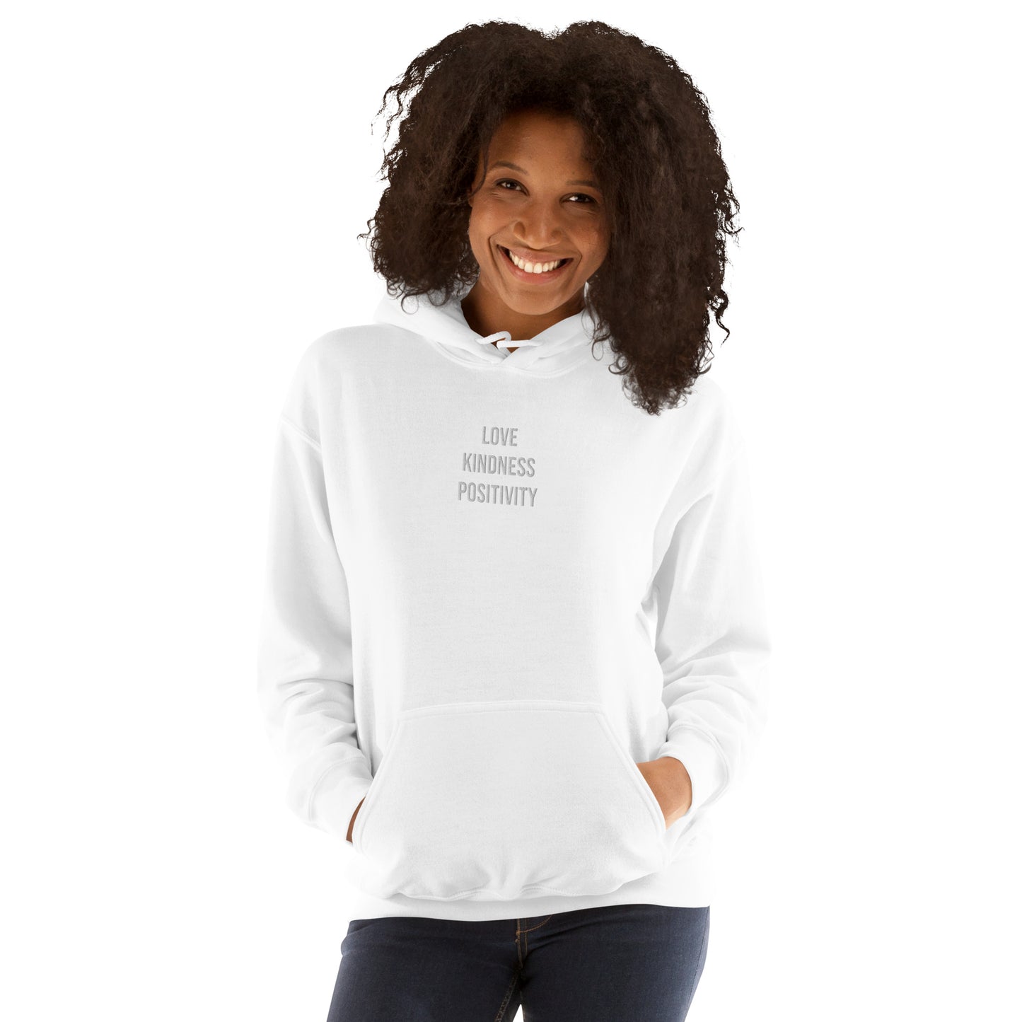 Hoodie Womens (Heavy Blend Hoodie Women's: Front Print - 001 Model)