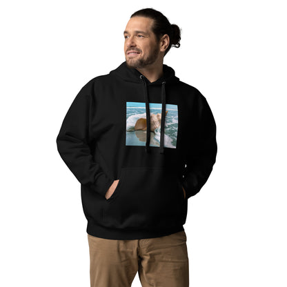 Hoodie Mens Designer (Hoodies Mens - Nature Seashore 008)