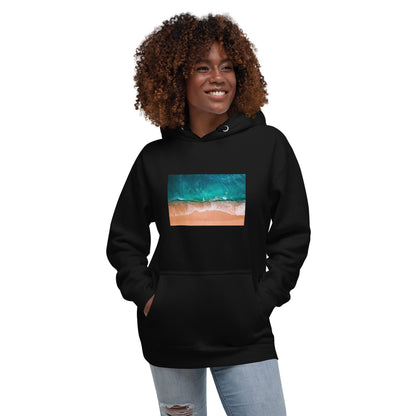 Hoodie Womens Designer (Hoodies Womens - Nature Seashore 0011)