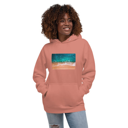 Hoodie Womens Designer (Hoodies Womens - Nature Seashore 0011)